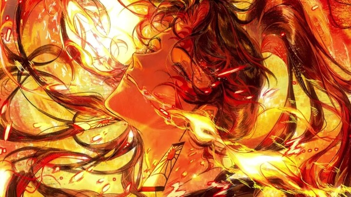 الشمس المائلة تلتفت