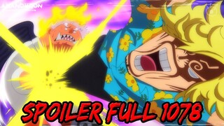 ONE PIECE 1078 (SPOILER FULL) | Tiempo límite para la huida (DESCONTROLADISIMO XDDD)