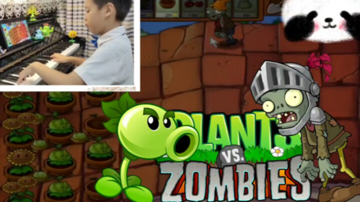 Plants vs. Zombies Roof - เล่นเปียโน BGM (ลดสูง)