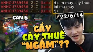 GẦY BỊ TEAM BẠN TỐ CHAT ALL '' CÀY THUÊ '' VÌ ĐÁNH RIVEN QUÁ MƯỢT | GẦY BEST LEESIN