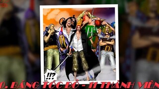 Top 10 Băng Hải Tặc Ít Người nhưng Cực Mạnh Trong One Piece p1