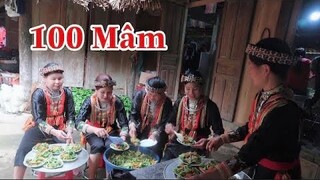 ĐÁM CƯỚI DÂN TỘC DAO ĐỎ KHÂU CHUẨN BỊ CỖ CHÍNH TOÀN MÓN NGON