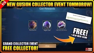 NEW EVENT! FREE GUSION NIGHT OWL (TOMMOROW?) | New Mini Game MLBB