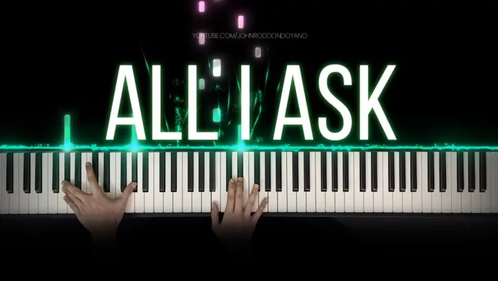 Adele - All I Ask | Piano Cover with Violins (with Lyrics)