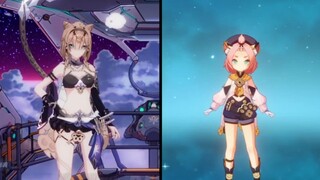 ยุบ 3's cat vs เก็นชินโอมปอกต์'s cat