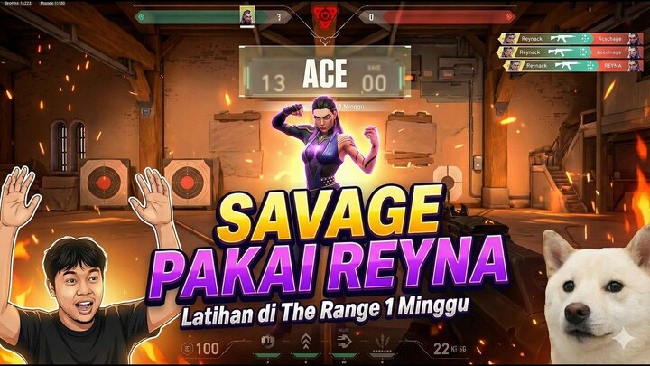 Savage Pakai Reyna Latihan di The Range 1 Minggu