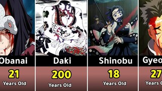 Age of Death of Demon Slayer Characters (2021)