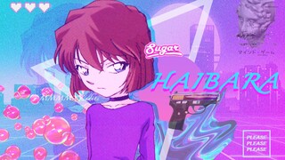 『 灰 原 哀 蒸 汽 波 』 * 錶 面 上 冷 酷 其 實 是 種 偽 裝 *
