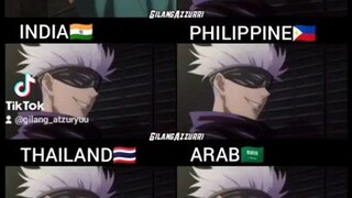 Jujutsu Kaisen dub Arab Thailand Philippines English india