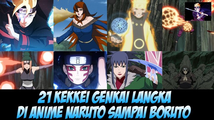 Inilah Semua 21 Kekkei Genkai Terkuat di Anime Naruto dan Boruto yang sangat langka