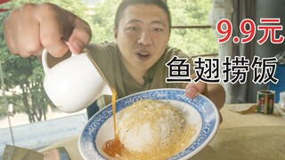 9,9 yuan semangkuk, nasi sirip hiu termurah! Hiu akan diam saat melihatnya, dan hiu akan menangis sa