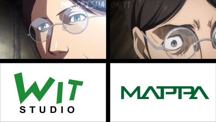 AOT WIT STUDIO & MAPPA STUDIO