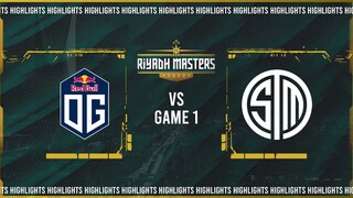 Game 1 Highlights: OG vs TSM.FTX (BO2) | Riyadh Masters 2022 Group Stage