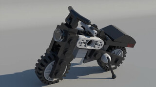 [Animasi Transformasi] Sepeda Motor Transformasi Lego Sederhana