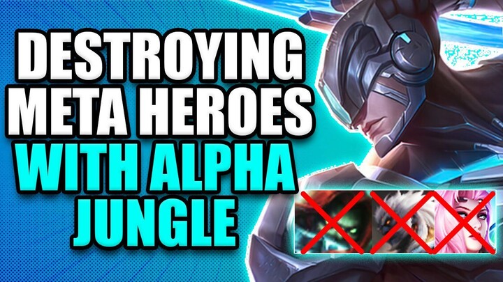 DESTROYING META HEROES WITH ALPHA CORE [BAXIA, TERIZLA, VALENTINA] | Alpha Best Build 2023 NOV.