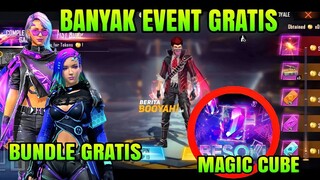 FREE FIRE!! BOCORAN CARA MENDAPATKAN SKIN TINJU FIST BUMP, SKIN GRATISAN, EVENT BUNDLE GRATIS