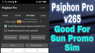 Psiphon Pro v265 - Good For Sun Promo | 100% Working