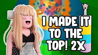 i made it to the top x2 Tower of Hell | roblox