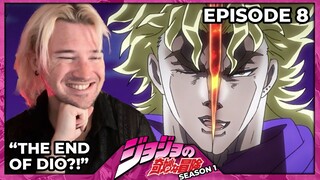 WHAT IS HAPPENING?! | REACTION | JOJO'S BIZARRE ADVENTURE | S1 | EP 08