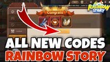 All NEW CODES Rainbow Story | Gift CODES March 2021