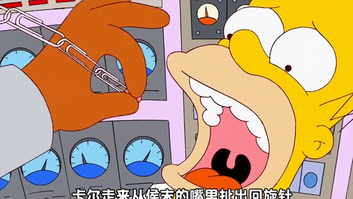 Intelligent robots replace human jobs The Simpsons 1