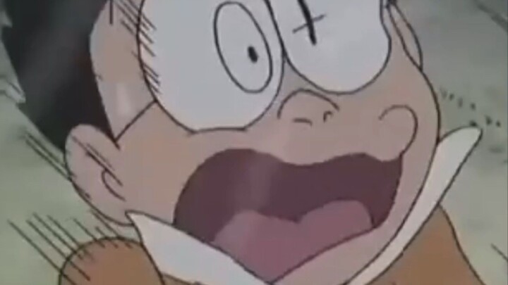 nobita terjatuh dari tebing