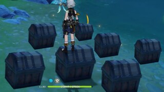 [Genshin Impact] Apakah orang normal bisa memikirkan ada peti harta di sini?