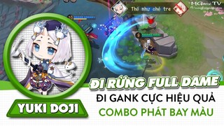 Onmyoji Arena | Yuki Doji - Tuyết Đồng Tử, đi rừng lên full dame và cái kết gank sml