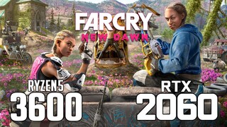 Far Cry New Dawn on Ryzen 5 3600 + RTX 2060 1080p, 1440p benchmarks!