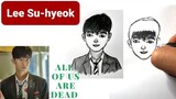 How to Draw Lee Su-hyeok Easy | Pencil Drawing | All Of Us Are Dead