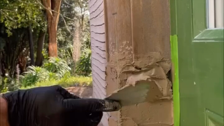 Đường nét trang trí ngoài trời thủ công