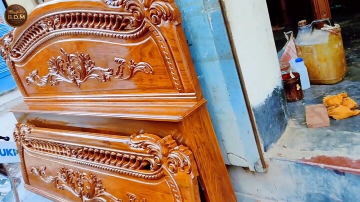 আধুনিক কাঠের খাটের নতুন ডিজাইন ২০২৬Modern Wooden Bed Design#furniture #design #v