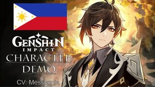 Messtamia | Zhongli: The Listener - Tagalog Character Demo [FANDUB]