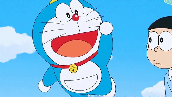 Nobita uses future technology to expand the area of Japan by dozens of times, so that every househol