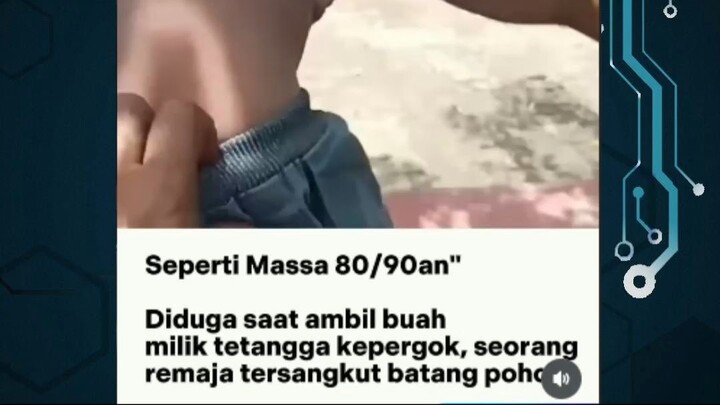 tersangkut pohon