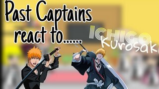 Past Captains React to Ichigo || react to Ichigo || bleach|| bleach gacha reactions||