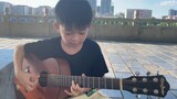 《哆啦A梦》指弹  7岁小伙演奏吉他指弹曲《小叮当》