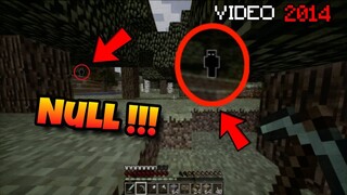 Null Đã Xuất Hiện Trong Minecraft 6 Năm Về Trước !!! Top 5 Lần Null Xuất Hiện Trong Minecraft !!!