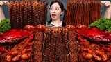 오동통 낙지다리 🐙해물 가득 매콤 사천볶음짜장 🔥 먹방 Octopus Legs Seafood Stir-Fried Jjajang Noodles Mukbang ASMR Ssoyoung