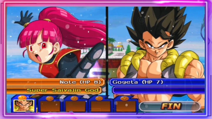 NOTE SSJ GOD VS GOGETA (BASE) - DB MOD ANDROID GAMEPLAY