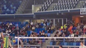 Don't look down, volleyball is a sport where you always look up.