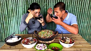 Chia sẻ cách làm kho quẹt tóp mỡ da giòn canh chua bắp chuối cơm mẻ ngon khỏi chê | ATCL T110