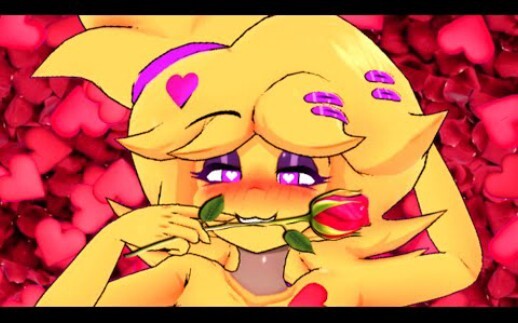 Chica loves pizza