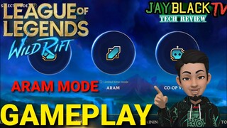 WILD RIFT GAMEPLAY | DIANA 1ST TRY | ARAM MODE