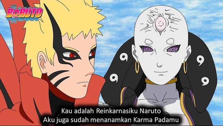 Naruto terkejut ternyata punya Karma dari pangeran Otsutsuki asli yang sudah hidup di tubuh kyuubi