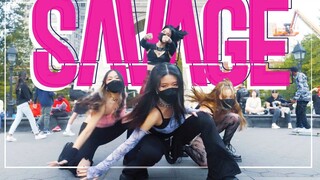 [华盛顿中央公园社死Savage][4K] aespa 'Savage' Dance Cover by OFFBRND