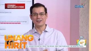 Yorme Isko Moreno, kinamusta ang mga Kapuso na apektado ng Bagyo | Unang Hirit