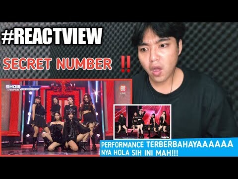 #REACTVIEW | SECRET NUMBER - HOLA LIVE PERFORM WITH BLACK OUTFIT | SHOW CHAMPION REACTION