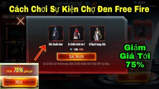 [Garena Free Fire]/Cách Khắc Phục Lỗi Đen Màn Hình Đấu Trường Booyah,Chợ Đen Free Fire Giảm Giá 75%