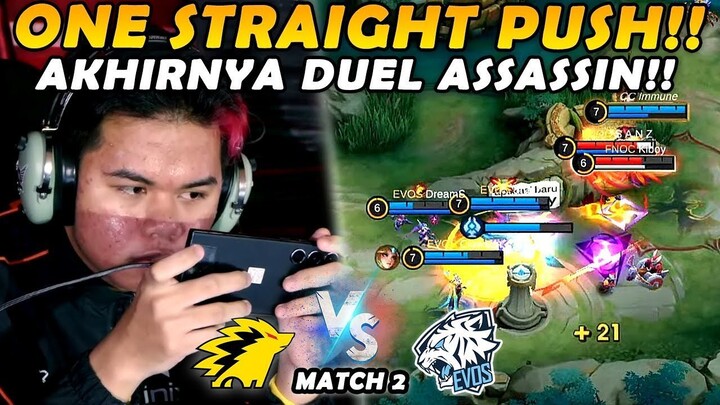 PHARSA SANZ TERLALU GILA!! SALAH MOMEN LANGSUNG KALAH!! ONIC vs EVOS MATCH 2